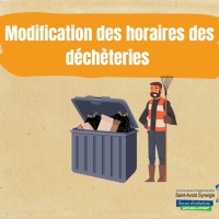 Les Horaires d'accès à la déchetterie de Morhange ont évolué depuis le 01 janvier 2023